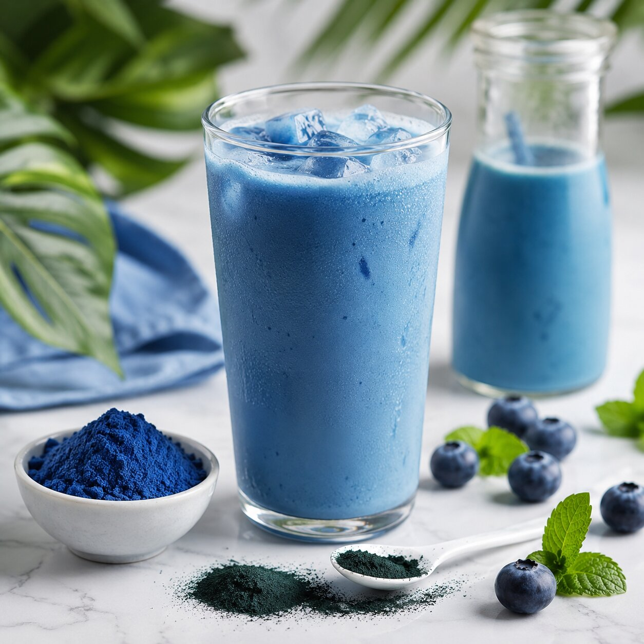 Blue beverages