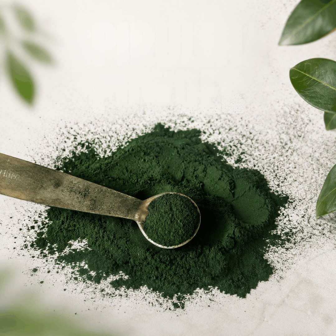 Organic spirulina powder